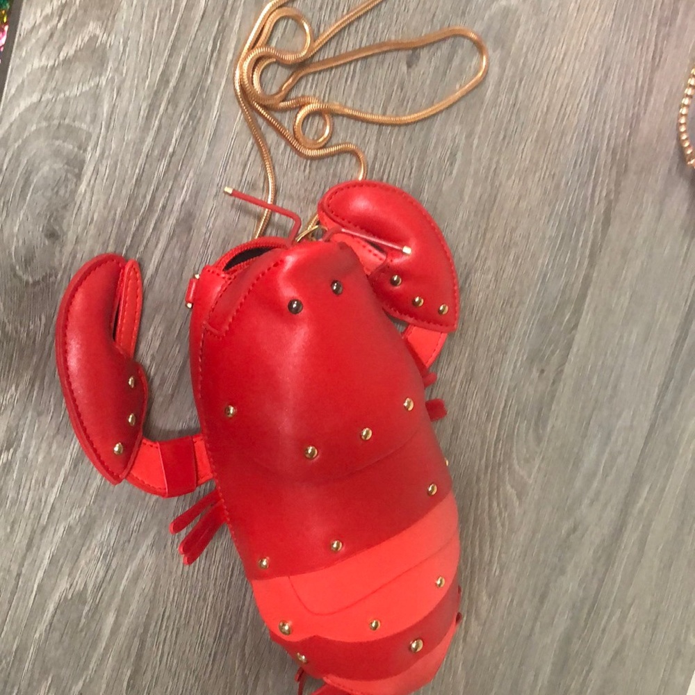 Red Lobster-Shaped Women's Bag